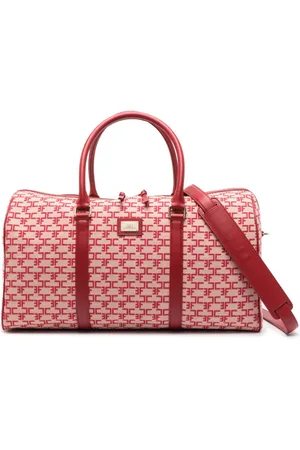 Elisabetta Franchi Reisetasche aus Monogramm-Jacquard