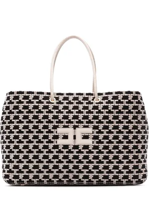Elisabetta Franchi Shopper mit Monogramm