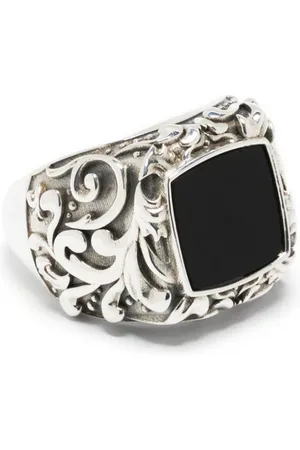 EMANUELE BICOCCHI Ring im Arabesque-Design mit Stein