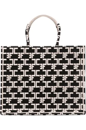 Elisabetta Franchi Großer Shopper mit Monogramm
