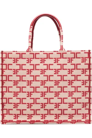 Elisabetta Franchi Shopper aus Monogramm-Jacquard