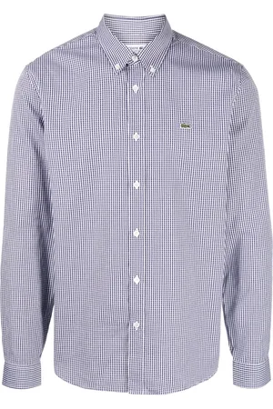 Lacoste Button-down-Hemd mit Vichy-Karo