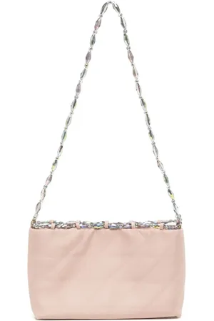 0711 Schultertasche mit Perlen