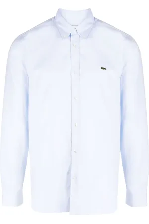 Lacoste Premium Hemd mit Logo-Patch