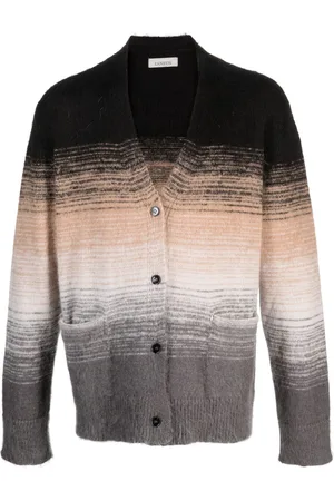 LANEUS Cardigan mit abstraktem Print