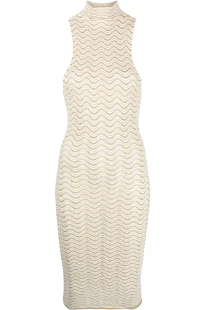 Isa Boulder Midikleid mit Lochstrickmuster