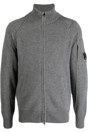 C.P. Company Cardigan mit Linsen-Detail