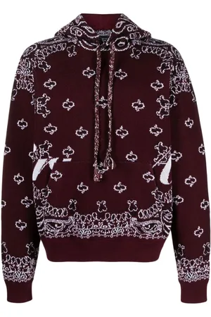 AMIRI Hoodie mit Bandana-Muster