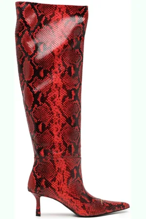 Alexander Wang Stiefel mit Schlangen-Optik