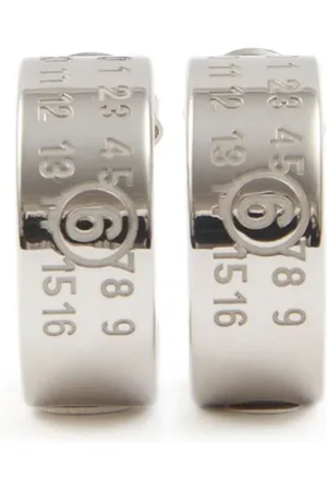 Maison Margiela Numeric Creolen mit Gravur