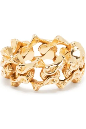 EMANUELE BICOCCHI Vergoldeter Arabesque Ring