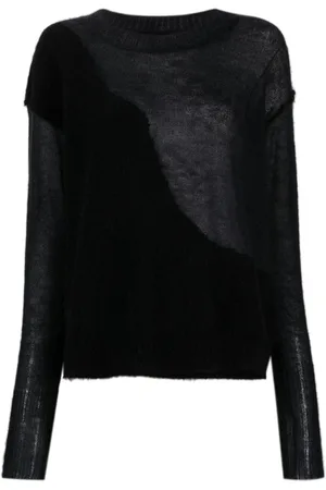 ISABEL BENENATO Pullover mit rundem Ausschnitt