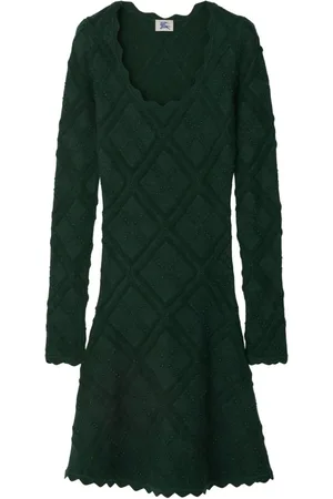 Burberry Langärmeliges Strickkleid