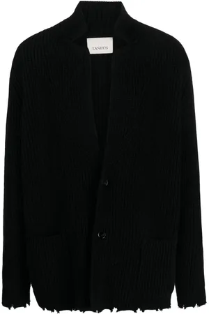 LANEUS Cardigan im Distressed-Look