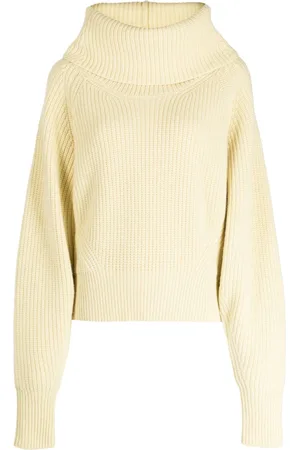 Sa Su Phi Gerippter Pullover mit Stehkragen