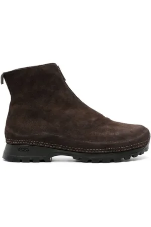 GUIDI Wildlederstiefel mit runder Kappe