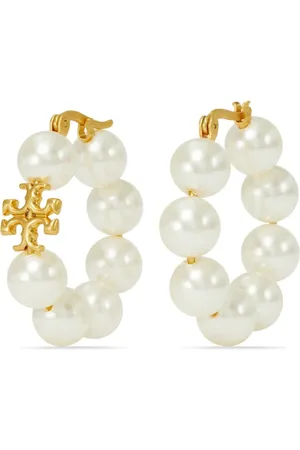 Tory Burch Kira Creole mit Perlen