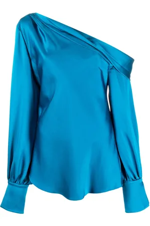 Simkhai Schulterfreie Alice Satinbluse