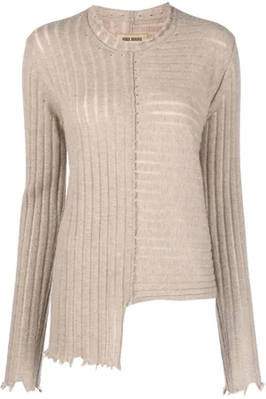 UMA WANG Asymmetrischer Kaschmirpullover