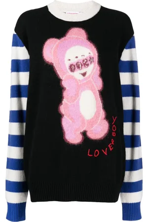 Charles Jeffrey Loverboy Pullover mit Intarsien-Motiv
