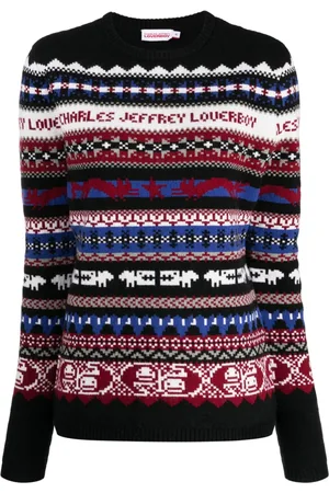 Charles Jeffrey Loverboy Pullover mit Intarsienmuster