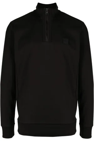 HUGO BOSS Sweatshirt mit Stehkragen