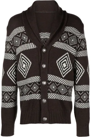 Brunello Cucinelli Gemusterter Cardigan aus Kaschmir