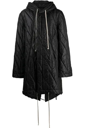 Rick Owens Kapuzenparka mit Schwalbenschwanz
