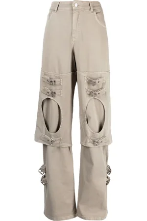 BLUMARINE Weite Hose mit Schnallendetail