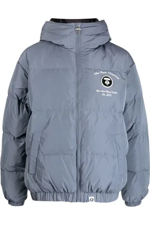 A Bathing Ape Gefütterte Kapuzenjacke mit Logo