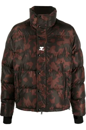 Courrèges Gefütterte Jacke mit Camouflage-Print