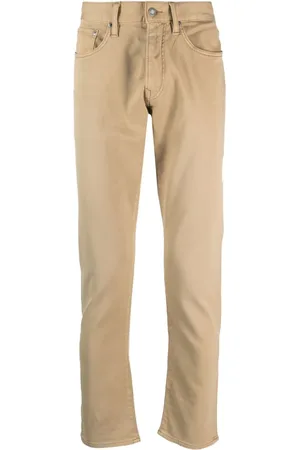 Ralph Lauren Gerade Hose mit Logo-Patch