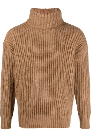 Roberto Collina Grob gestrickter Rollkragenpullover