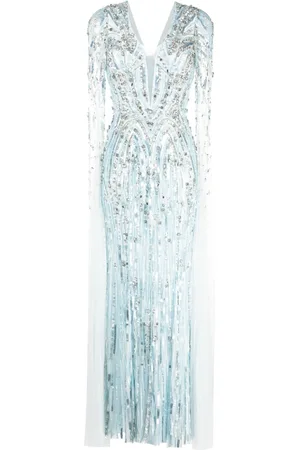 Jenny Packham Maxikleid mit Pailletten