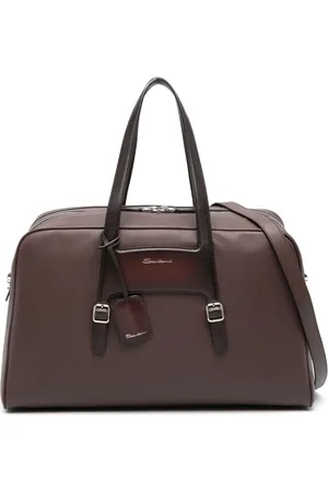 santoni Reisetasche mit Logo-Stempel