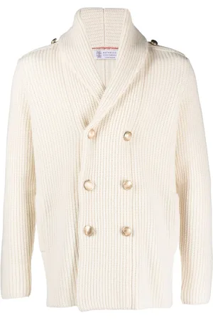 Brunello Cucinelli Cardigan mit Intarsienmuster