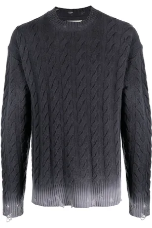 LANEUS Pullover im Distressed-Look