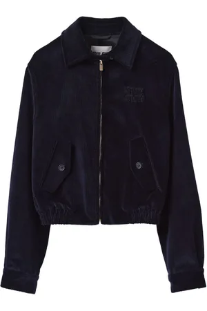 Miu Miu Bomberjacke mit Logo-Patch