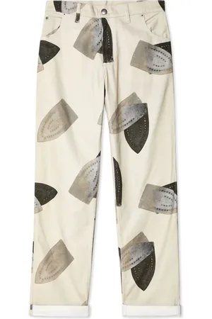Charles Jeffrey Loverboy Art Denim Straight-Leg-Jeans