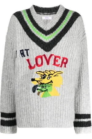 ERL Pullover mit V-Ausschnitt