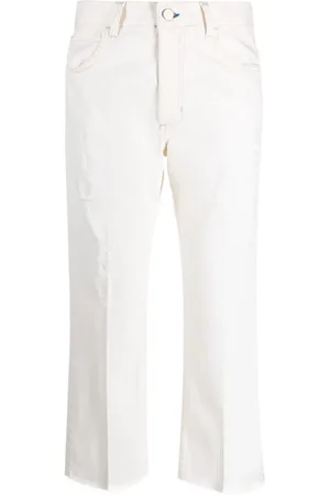 ..,MERCI Cropped-Jeans in Distressed-Optik
