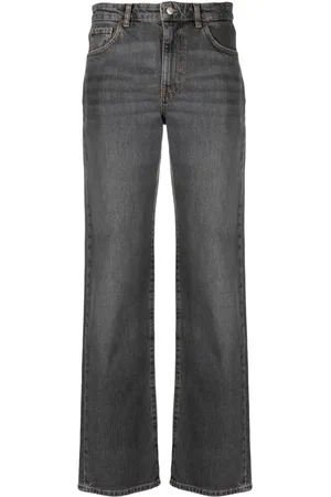 Bash Halbhohe Straight-Leg-Jeans