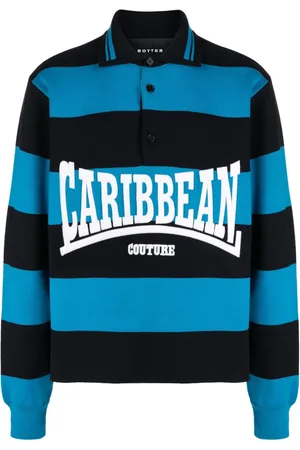 Botter Gestreiftes Poloshirt mit Intarsien-Logo