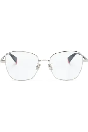 Kenzo Eckige Brille mit Logo-Gravur