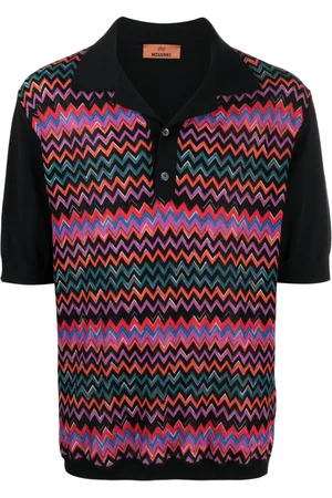 Missoni Poloshirt mit Zickzackmuster