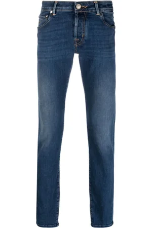 Jacob Cohen Skinny-Jeans mit Stone-Wash-Effekt