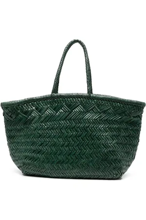 Dragon Diffusion Gewebter Shopper aus Leder