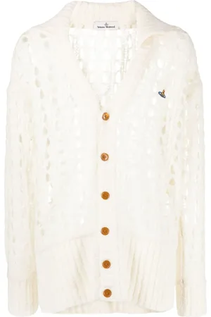 Vivienne Westwood Cardigan mit Lochstrickmuster