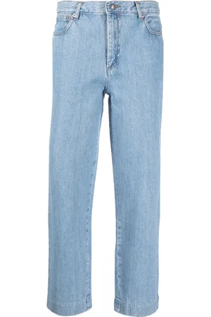 A.P.C. Weite Jeans mit hohem Bund