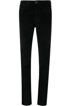 3x1 Ausgeblichene Kaya Split Slim-Fit-Hose